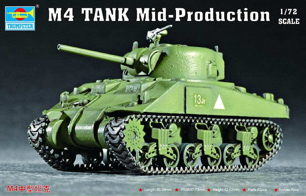 TRUMPETER 7223  1/72 Char M4 