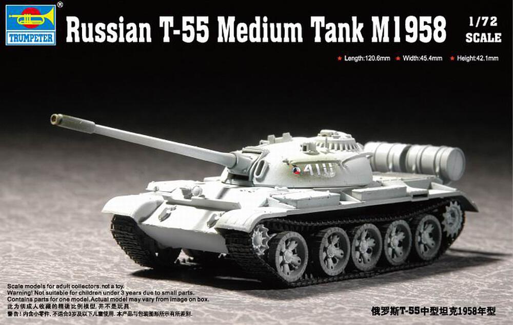 TRUMPETER 7282  1/72 T-55 Réservoir moyen M 1958 