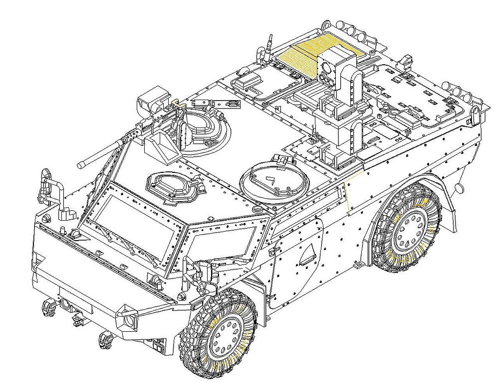 TRUMPETER 7401  1/72 Fennek LGS, Pays-Bas 