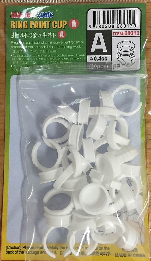 TRUMPETER 8013  Mini-récipient de peinture avec anneau, 0,4 ccm, 20 pièces 