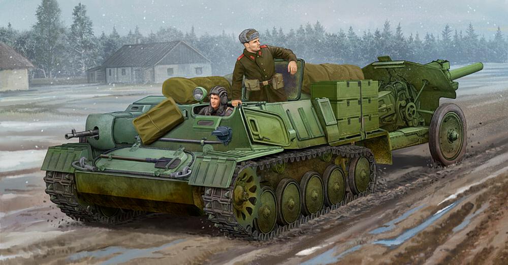 TRUMPETER 9509  1/35 Tracteur d'artillerie AT-P 