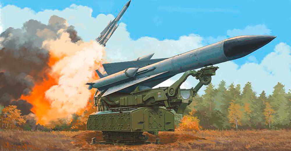 TRUMPETER 9550  1/35 5V28 sur lanceur SAM-5 Gammon 