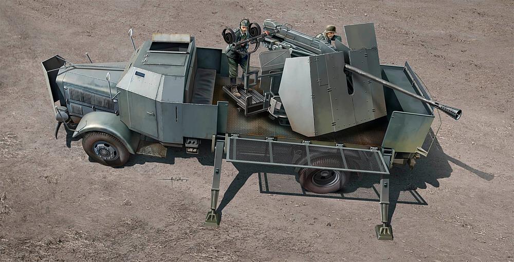TRUMPETER 9594  1/35 L4500A avec 5 cm Flak 41 II 