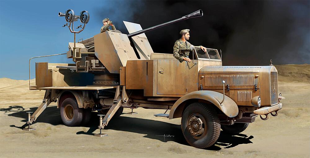TRUMPETER 9595  1/35 L4500A avec 5cm Flak 41 l 