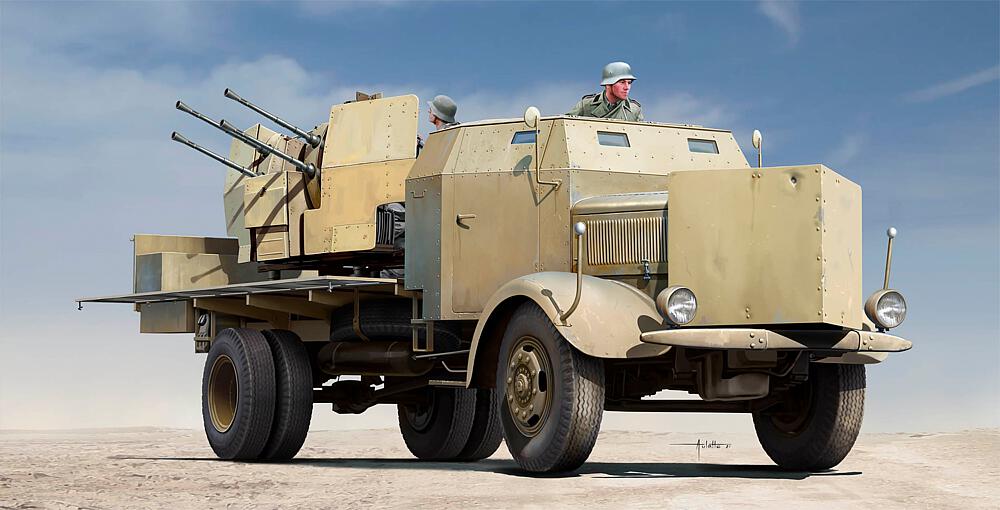 TRUMPETER 9596  1/35 L4500A avec 2cm Flak 38 