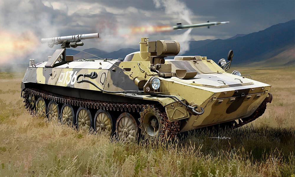 TRUMPETER 9605  1/35 9P149 avec 9K114 Shturm-S ATG 