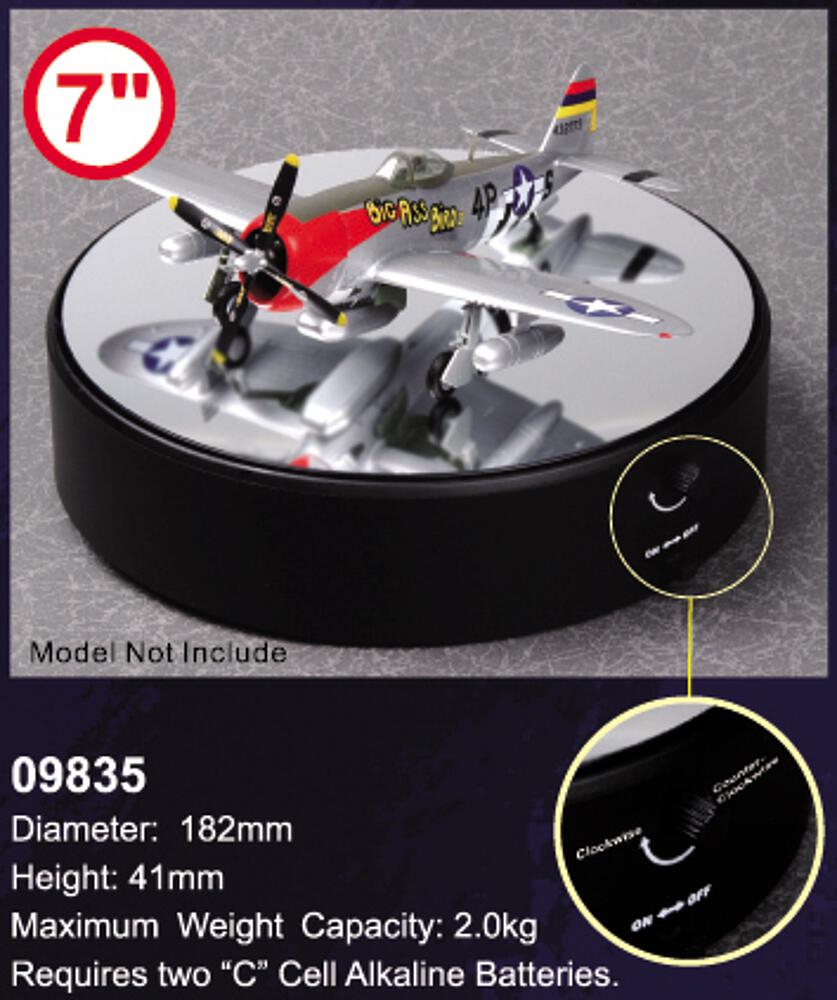 [TRUMPETER 9835  ] TRUMPETER 9835  Présentoir rotatif 182 x 42 mm 