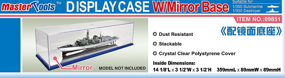 TRUMPETER 9851  Vitrine, 359 x 89 x 89 mm 