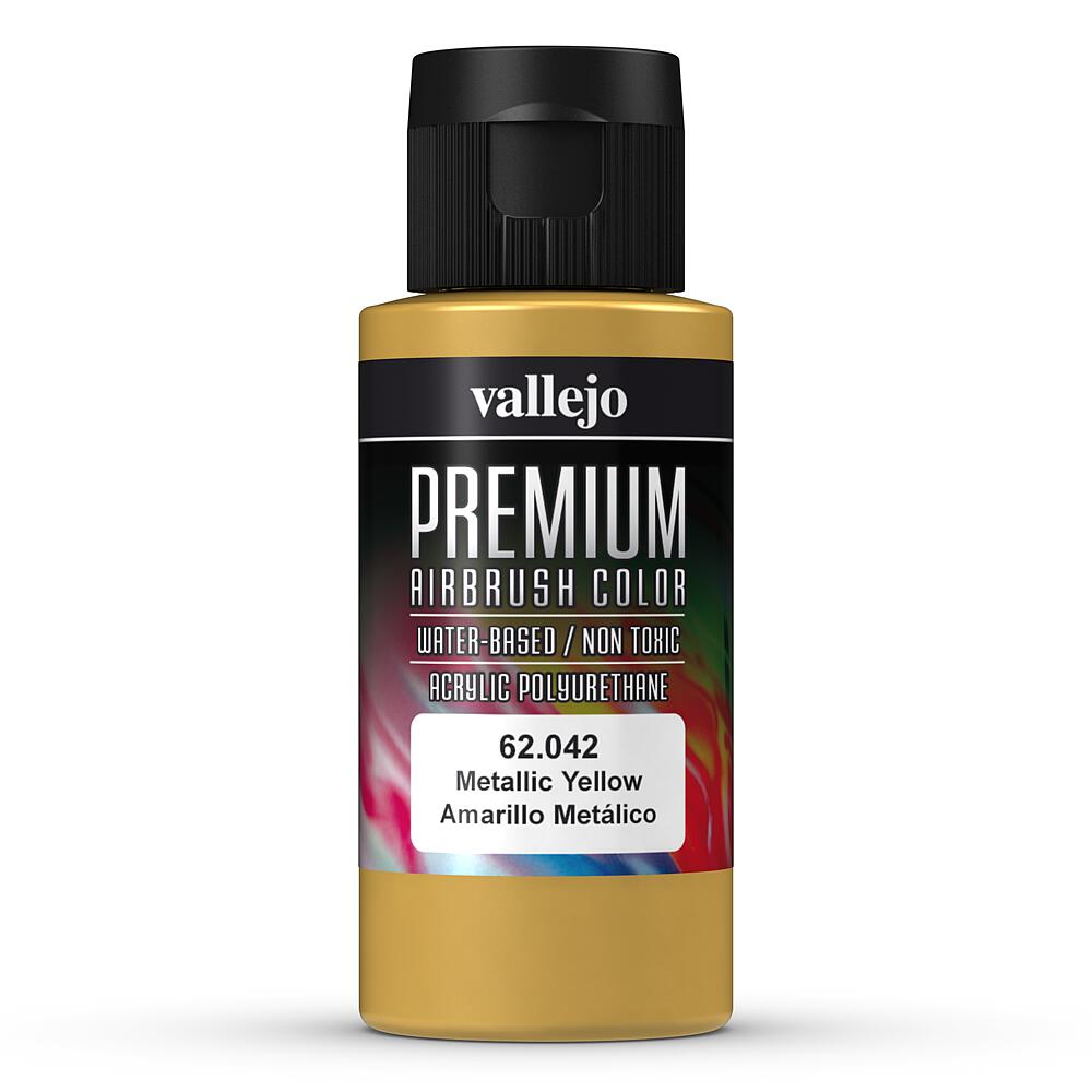 VALLEJO 62042  Jaune métallique, 60 ml 