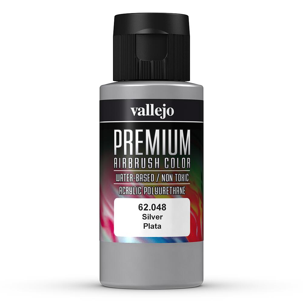 VALLEJO 62048  Métallique, argent, 60 ml 
