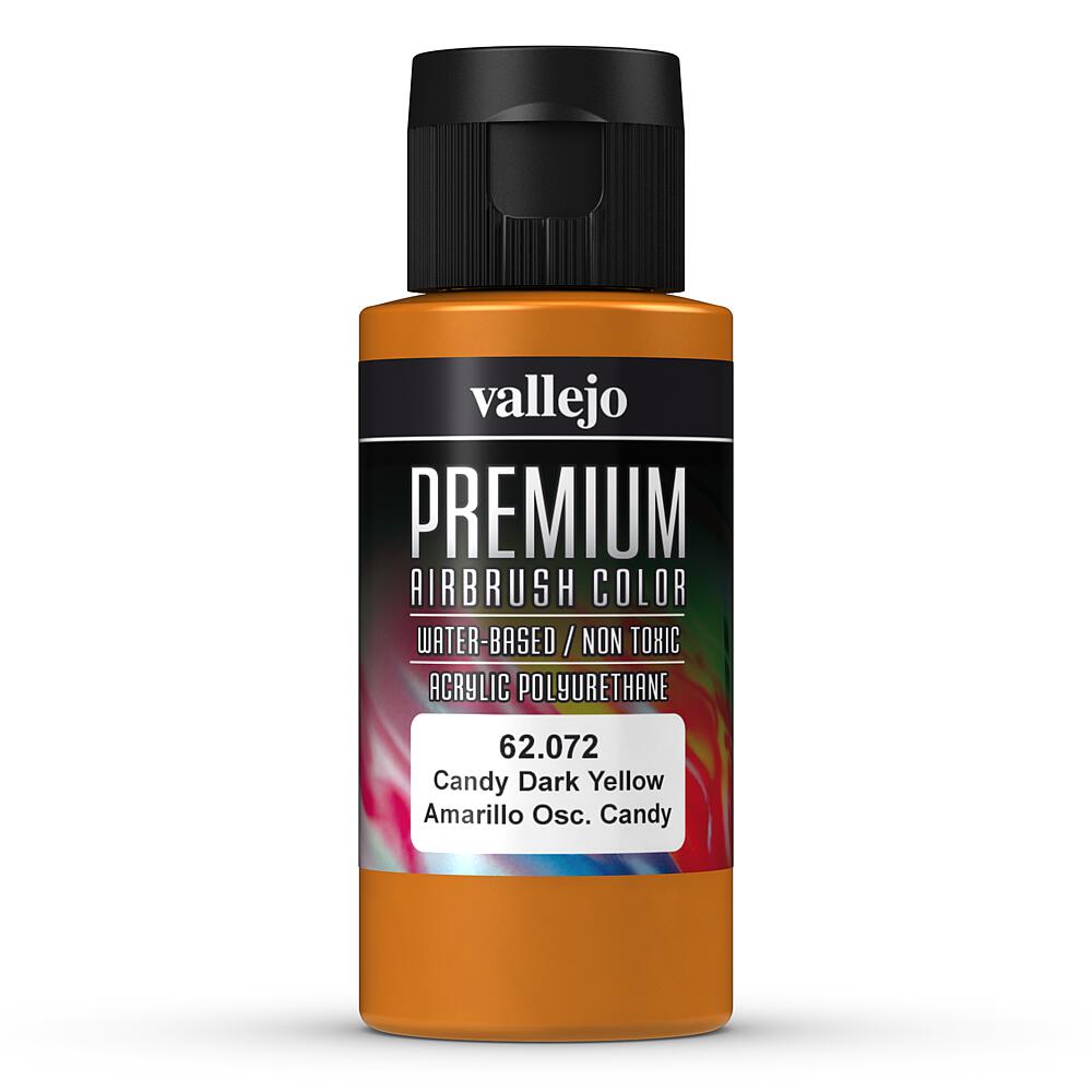 VALLEJO 62072  Jaune foncé Candy, 60 ml 