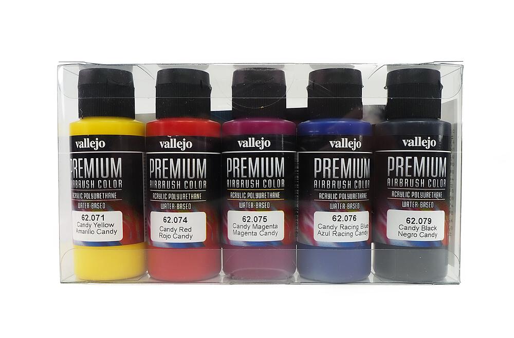 VALLEJO 62104  Set de couleurs, couleurs Candy, 5 x 60 ml 