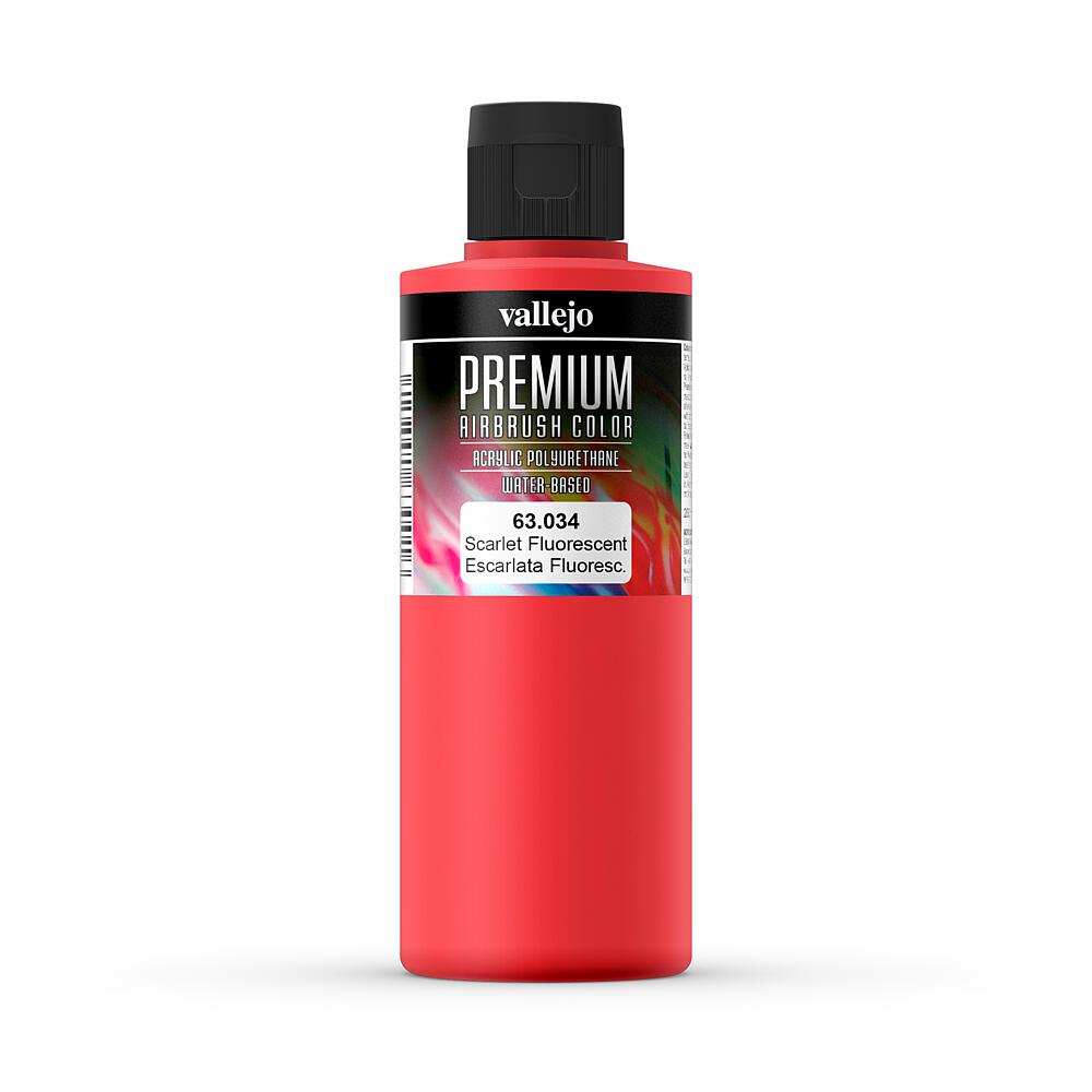 VALLEJO 63034  Rouge écarlate, fluorescent, 200 ml 