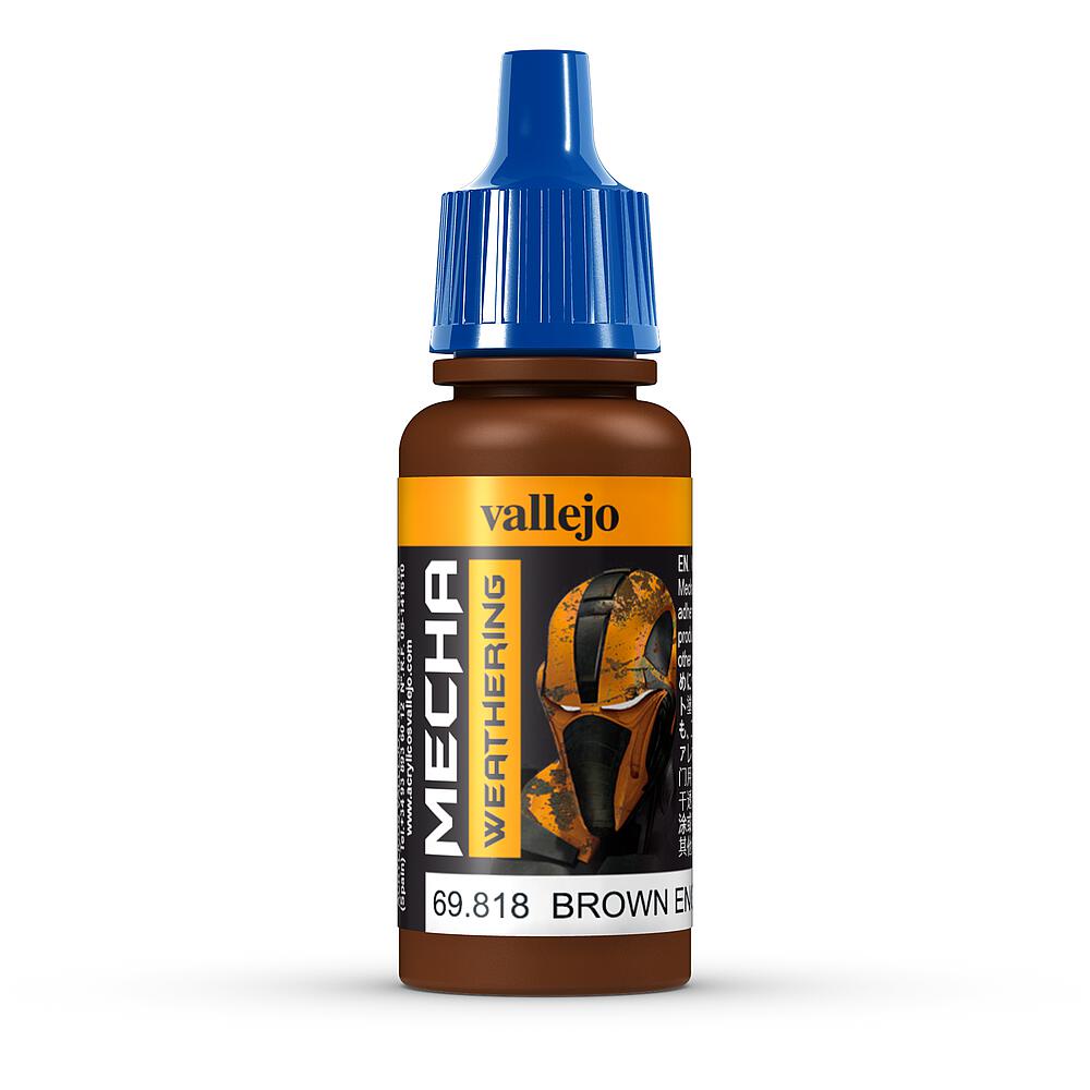 VALLEJO 69818  Noir de carbone brun, mat, 17 ml 