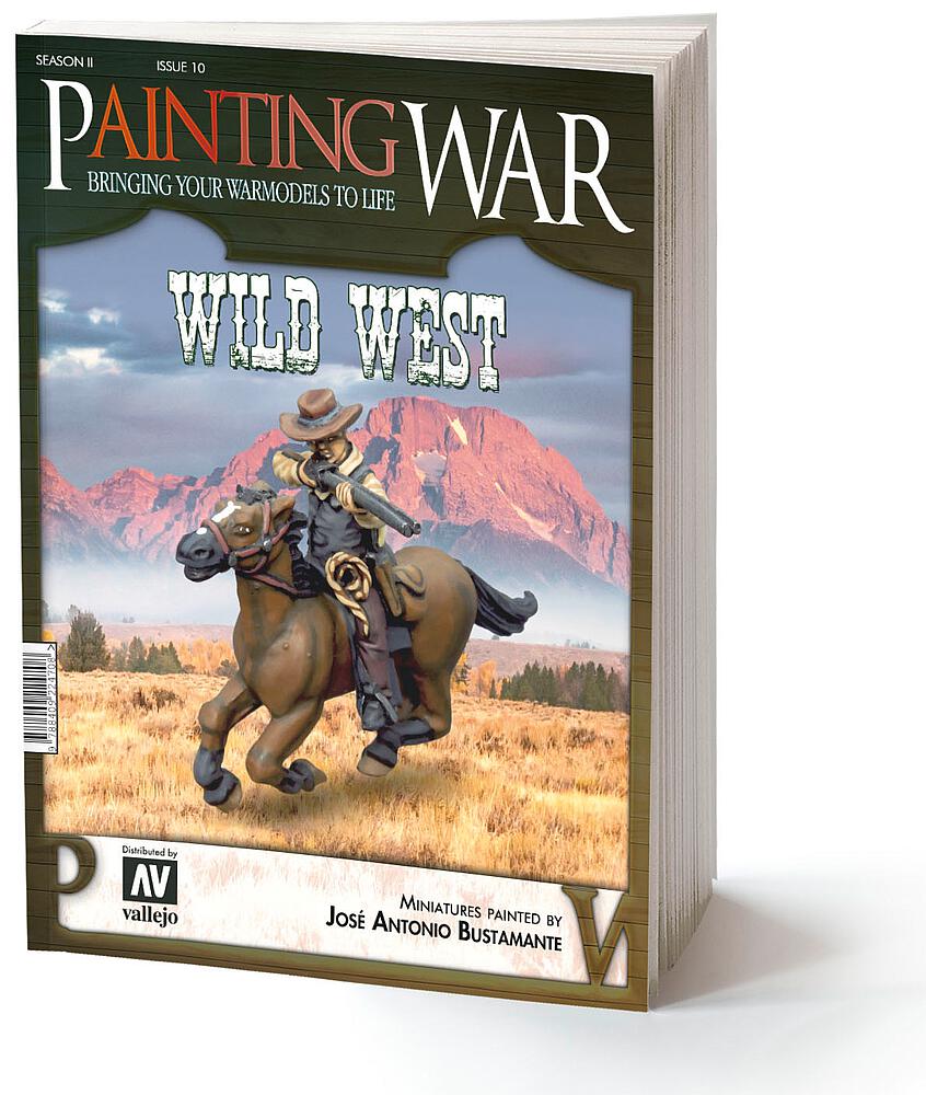 VALLEJO PAWA-010EN  Livre : PaintingWar Wild West, uniquement en anglais 
