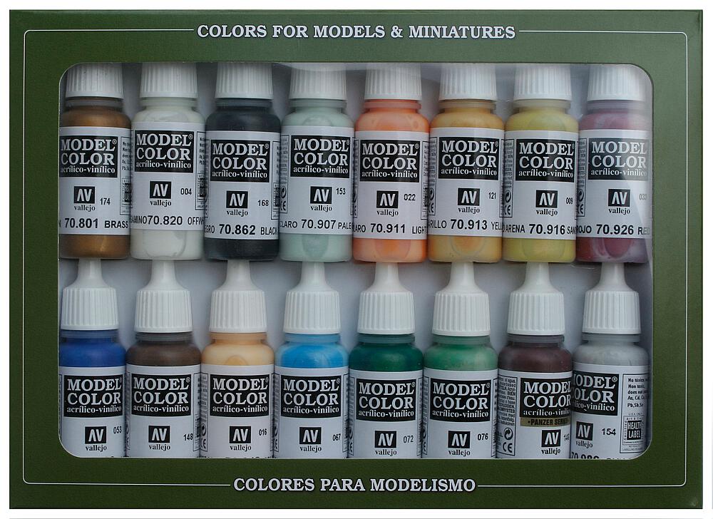 VALLEJO 70146  Set de peinture, peinture marine, âge de la vapeur, 16 x 17 ml 