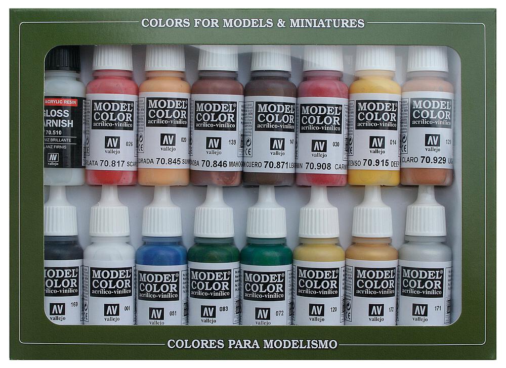 VALLEJO 70148  Jeu de couleurs, Guerre civile américaine, 16 x 17 ml 
