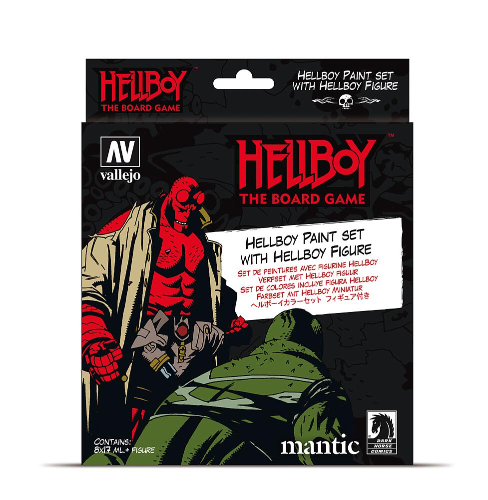 VALLEJO 70187  Set de couleurs, Hellboy - Board Game, avec figurine 