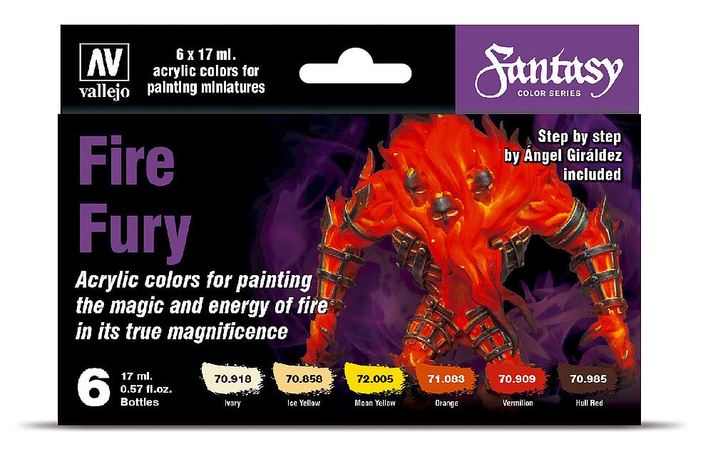 VALLEJO 70243  Set de couleurs, déluge de feu 