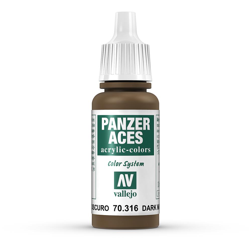 [VALLEJO 70316  ] VALLEJO 70316  Boue foncée, 17 ml 