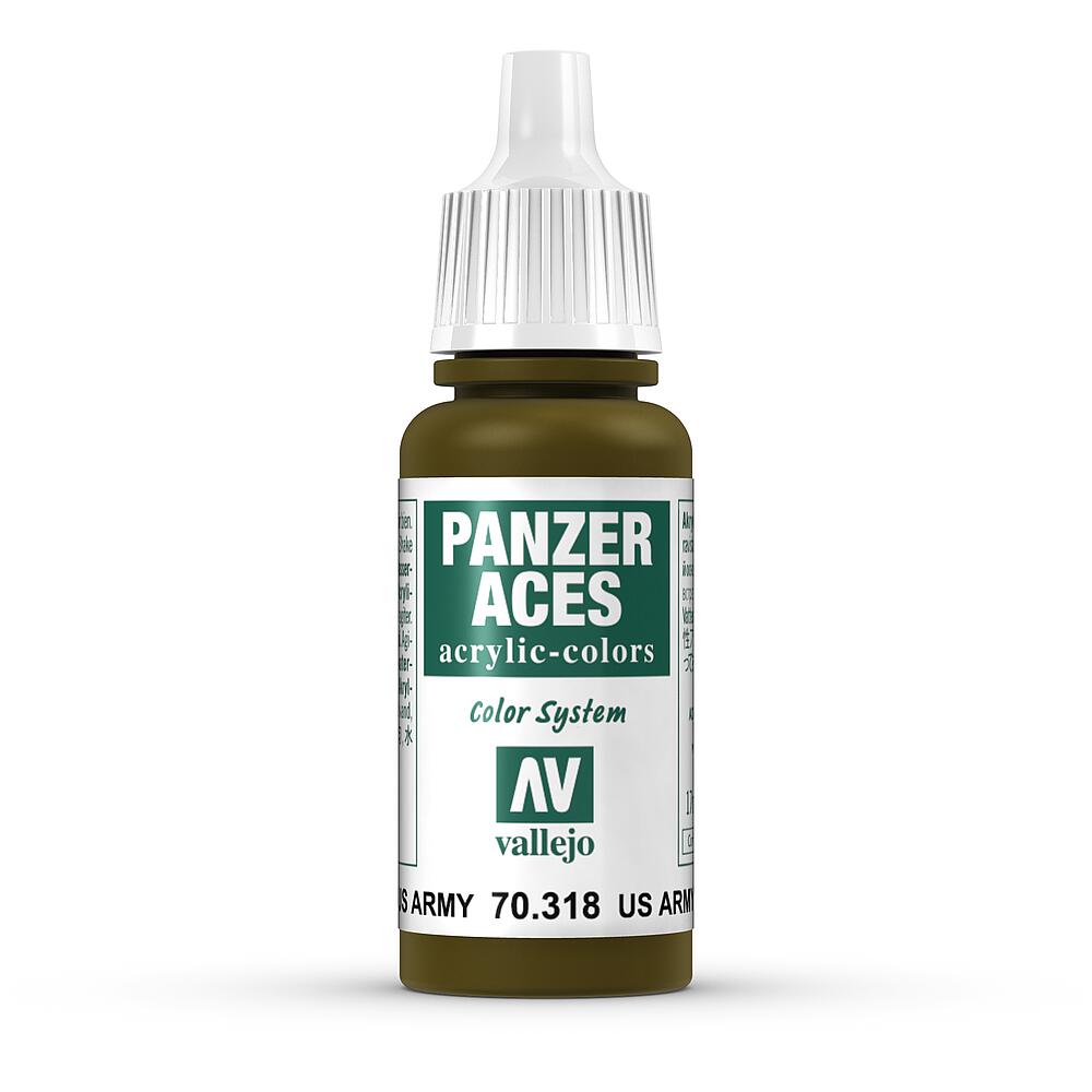 VALLEJO 70318  Soldat de char de l'US Army, 17 ml 