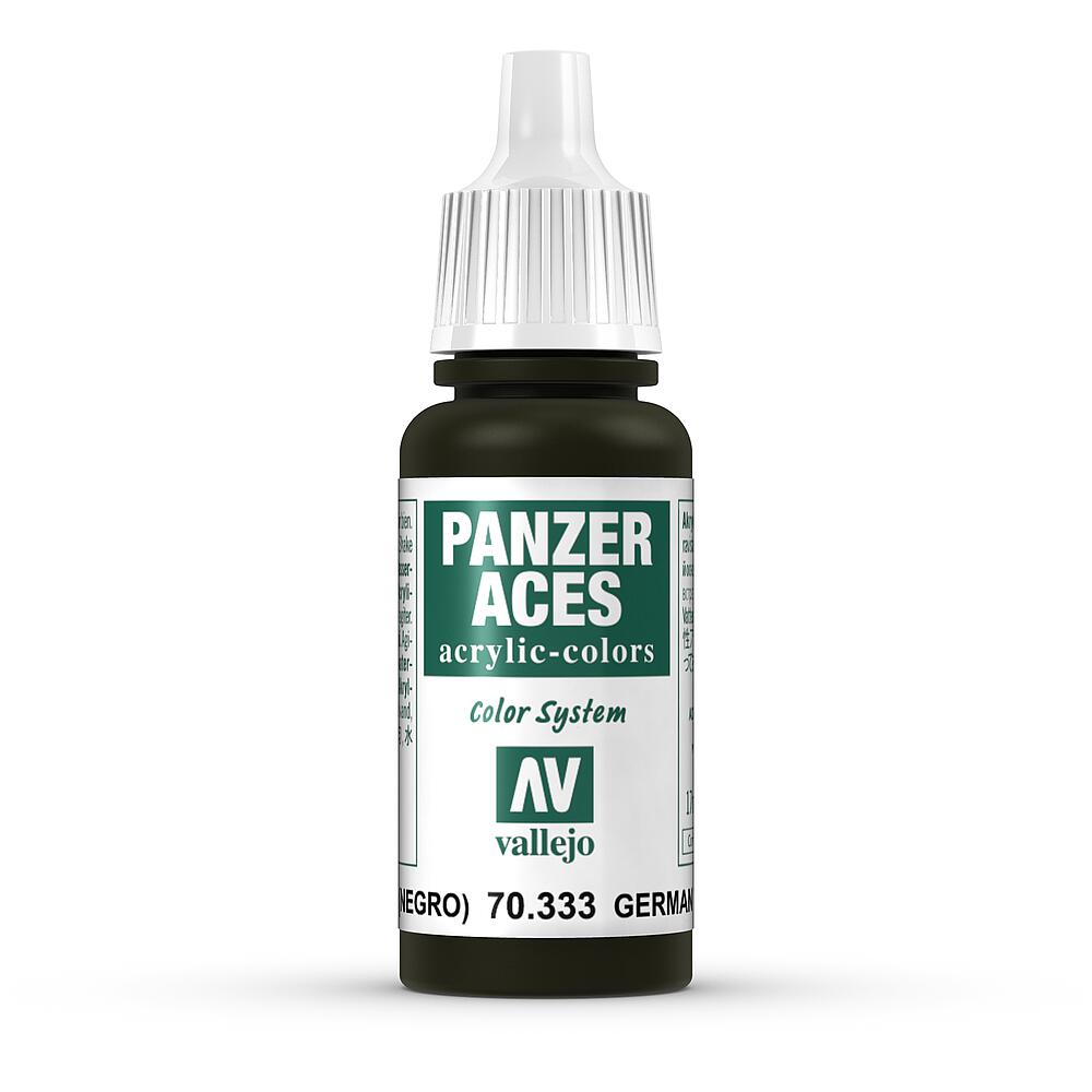 VALLEJO 70333  Équipage de chars allemands, noir, 17 ml 