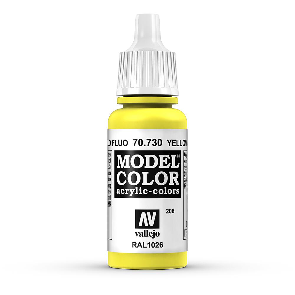 VALLEJO 70730  Jaune fluorescent, 17 ml 