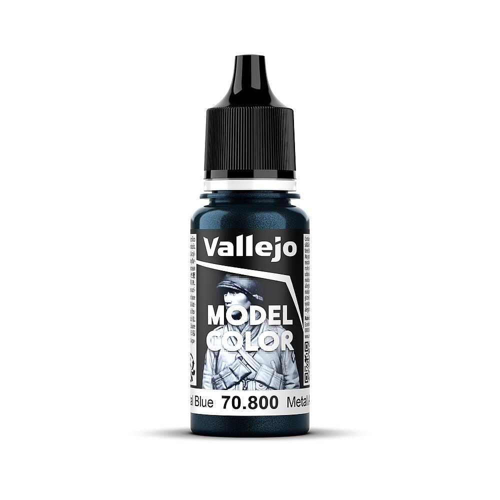 VALLEJO 70800  Bleu acier, métallique, 17 ml 