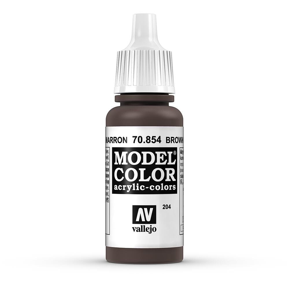 VALLEJO 70854  Lasure, brun, brillant, 17 ml 