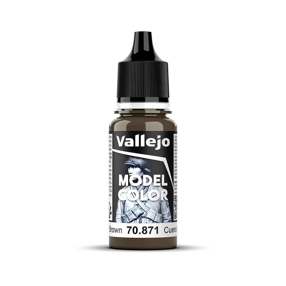 VALLEJO 70871  Marron cuir, mat, 17 ml 