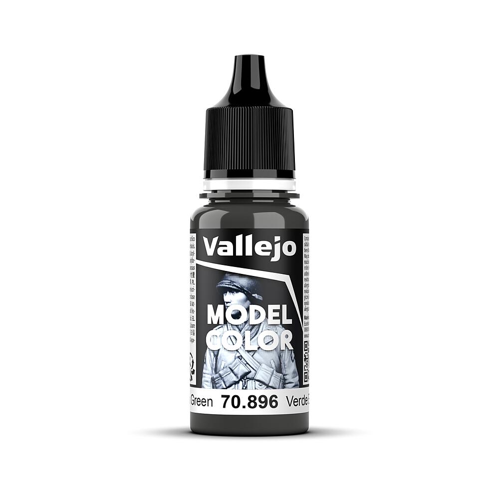 VALLEJO 70896  Camouflage allemand, vert noir, mat, 17 ml 