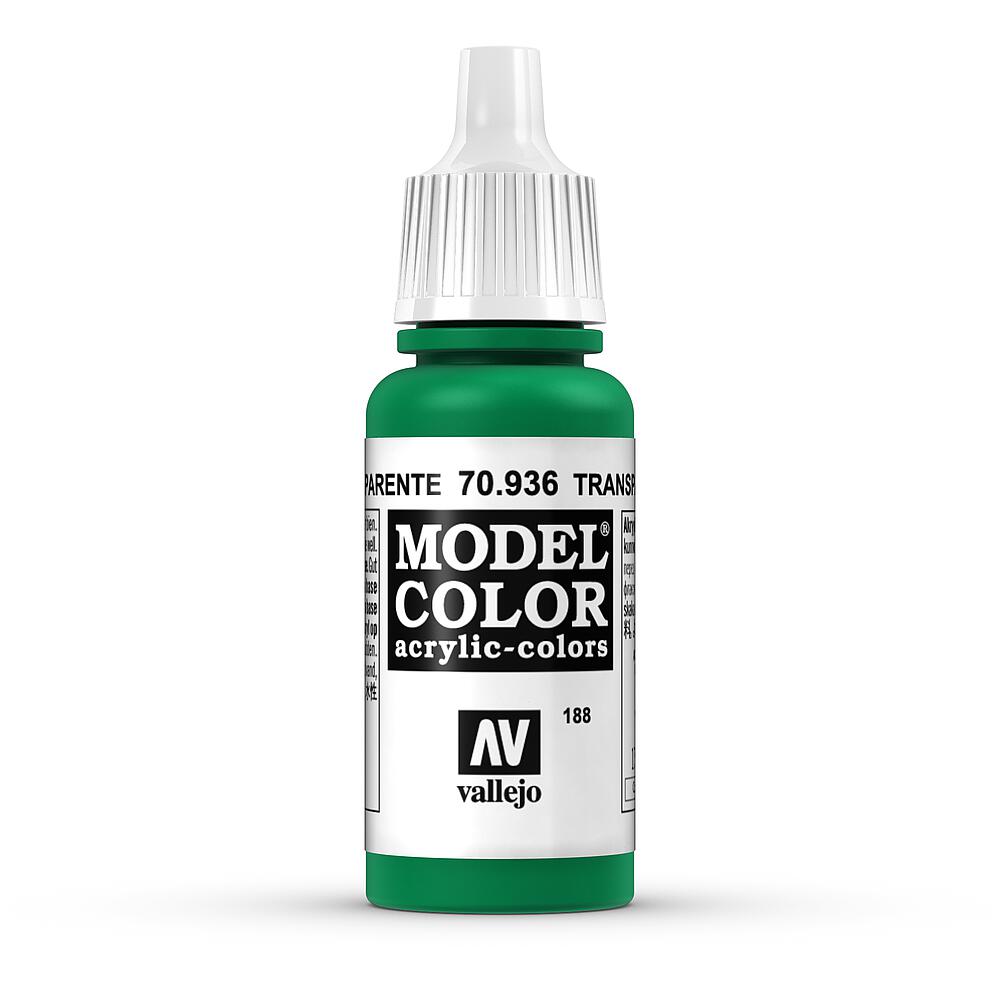 VALLEJO 70936  Vert, transparent, 17 ml 