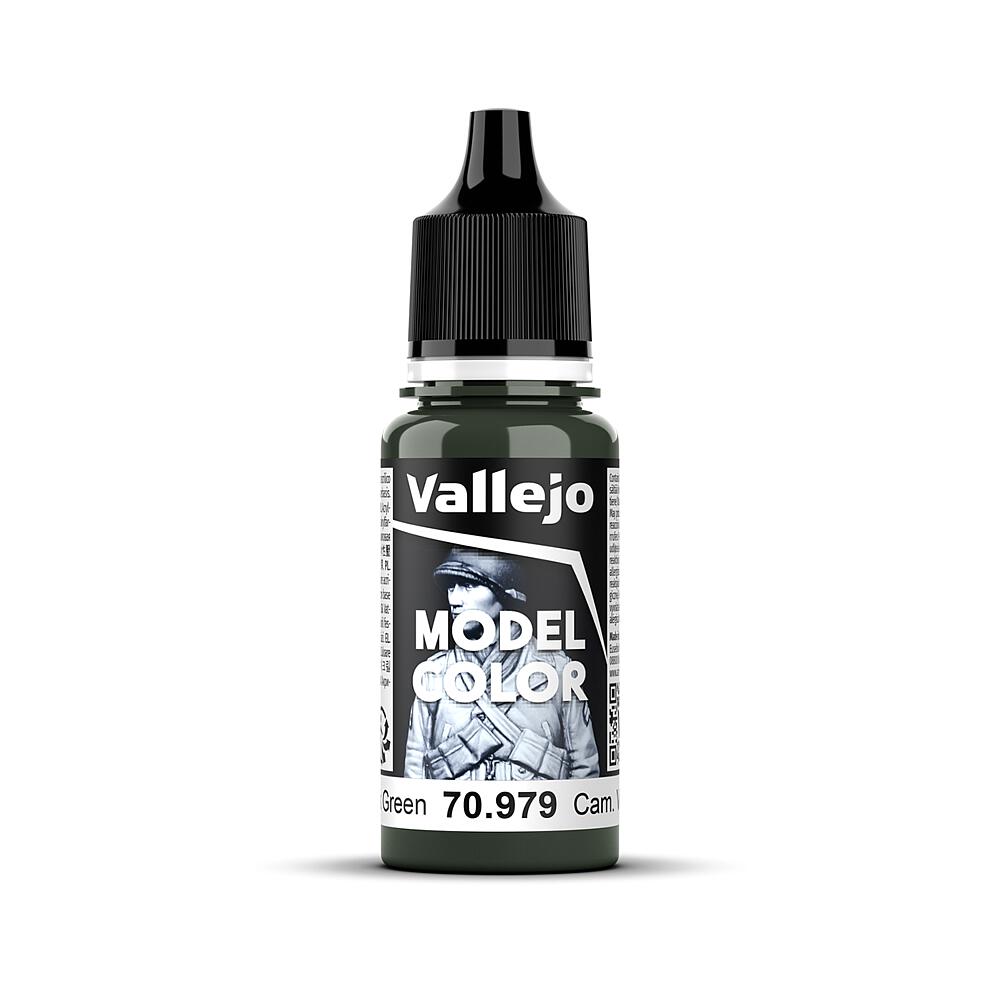 VALLEJO 70979  Camouflage allemand, vert foncé, mat, 17 ml 