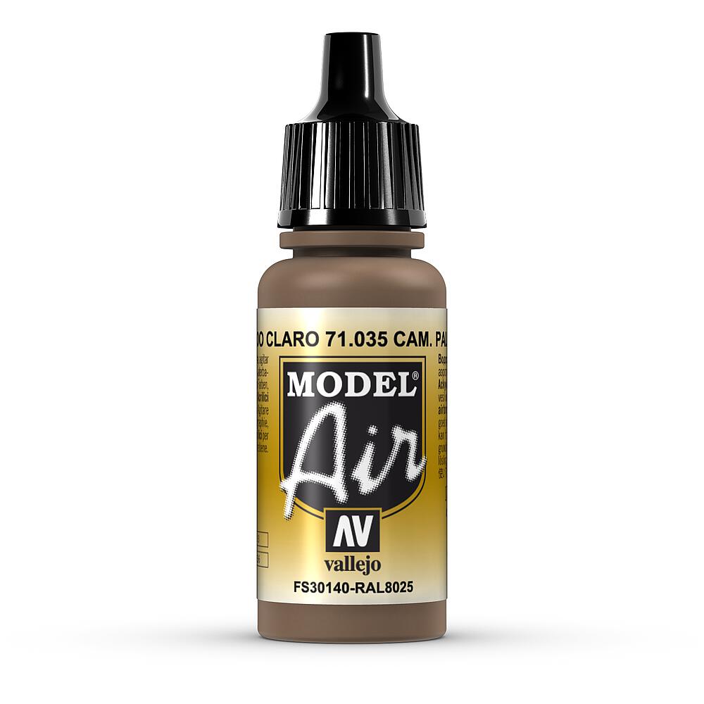VALLEJO 71035  Peinture camouflage, brun clair, 17 ml 