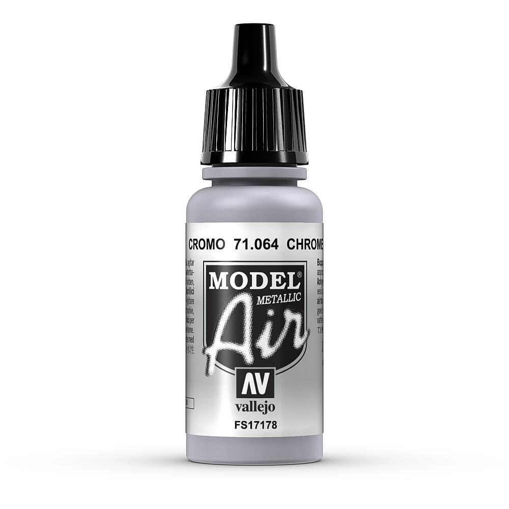 VALLEJO 71064  Chrome, métallique, 17 ml 