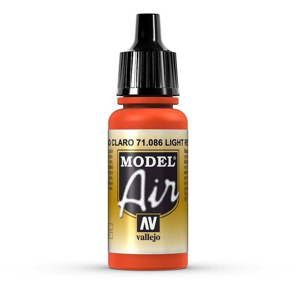 VALLEJO 71086  Rouge lumière, 17 ml 