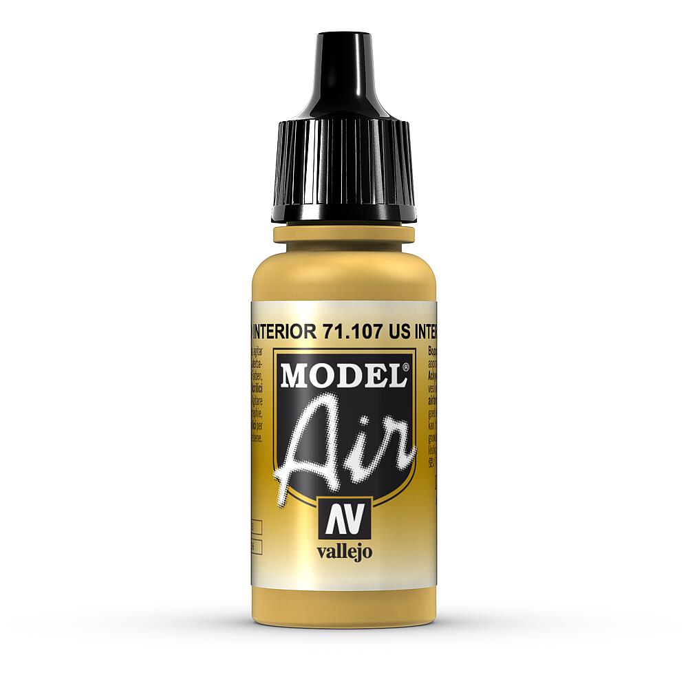 VALLEJO 71107  US jaune intérieur, 17 ml 
