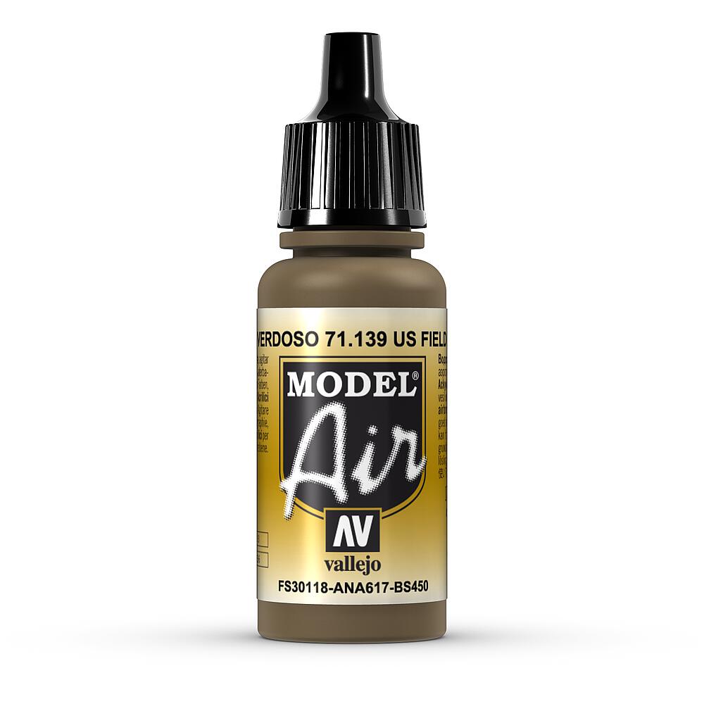 VALLEJO 71139  US brun terre, 17 ml 
