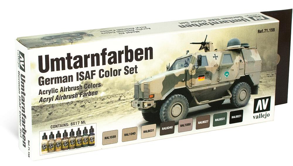 VALLEJO 71159  Kit de peinture, kit de peinture de camouflage, camouflage OTAN, 8 x 17 ml 
