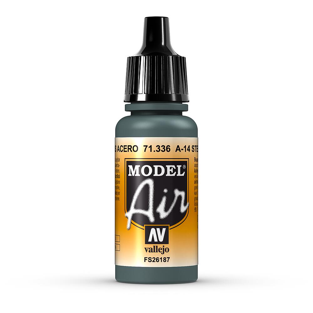 VALLEJO 71336  A-14, Gris acier, 17 ml 