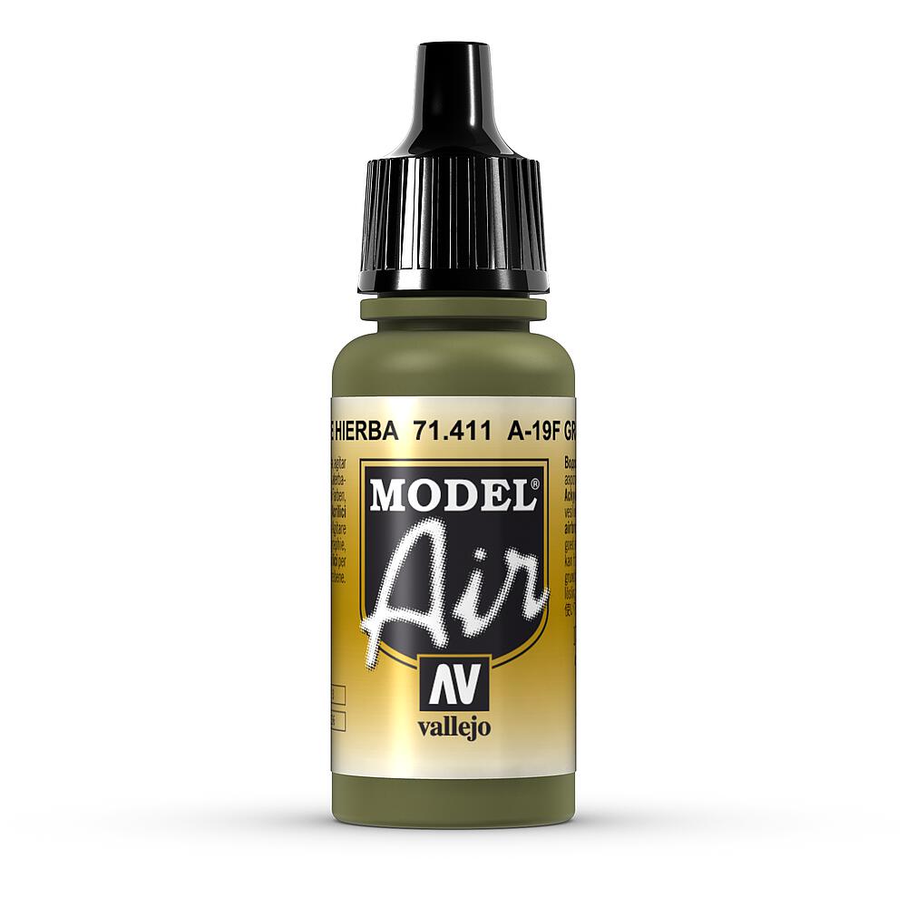 [VALLEJO 71411  ] VALLEJO 71411  Vert d'herbe, A-19F, 17 ml 