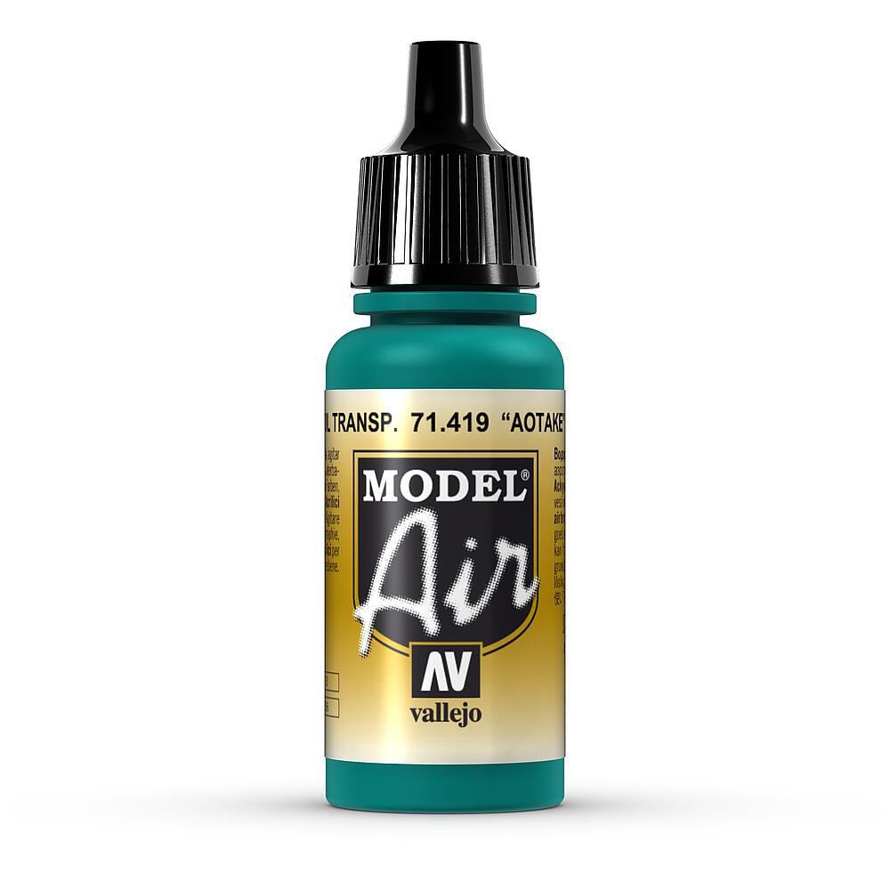 [VALLEJO 71419  ] VALLEJO 71419  Bleu transparent, Aotake, 17 ml 