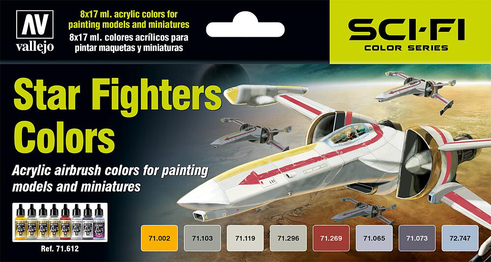 VALLEJO 71612  Set de couleurs, Star Fighters 