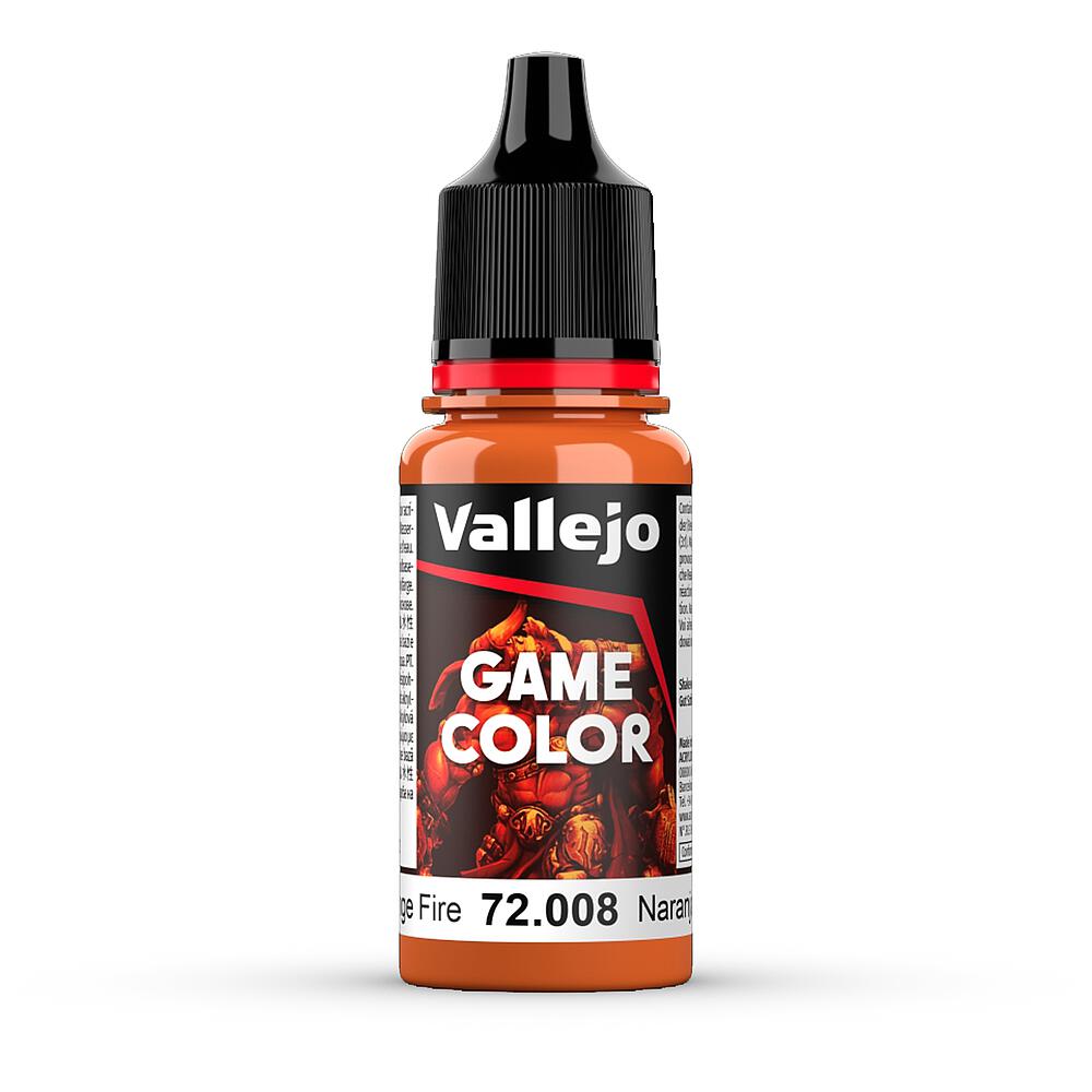 VALLEJO 72008  Orange feu, 17 ml 