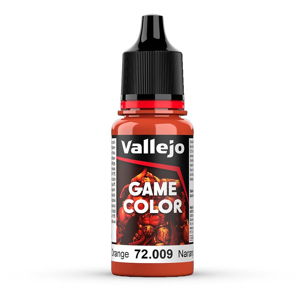 VALLEJO 72009  Orange chaude, 17 ml 