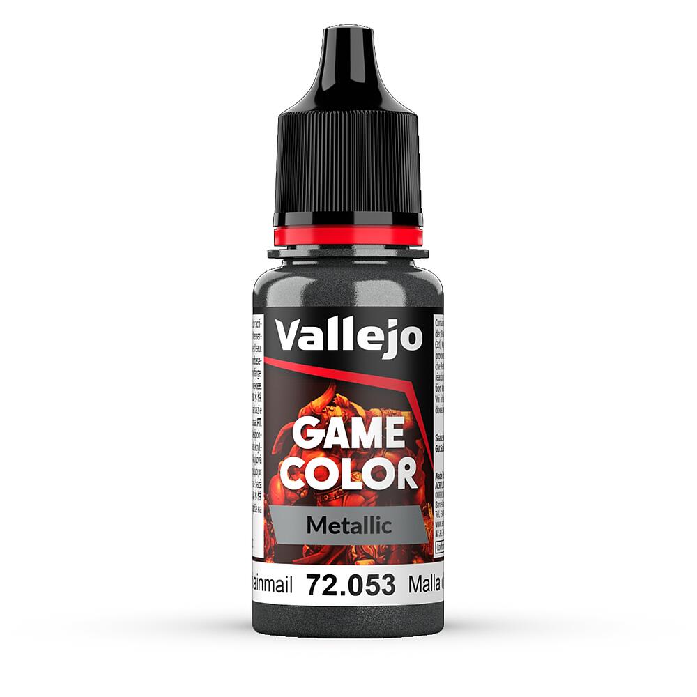 VALLEJO 72053  Cotte de mailles argent, 17 ml 