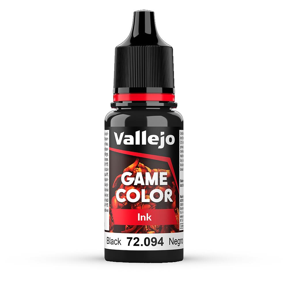 VALLEJO 72094  Encre noire, 17 ml 
