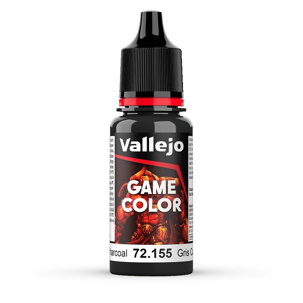 VALLEJO 72155  Charbon de bois lourd, 17 ml 