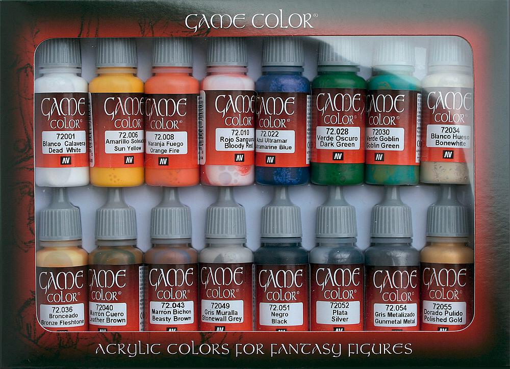 VALLEJO 72299  Set de couleurs, Introduction, 16 x 17 ml 