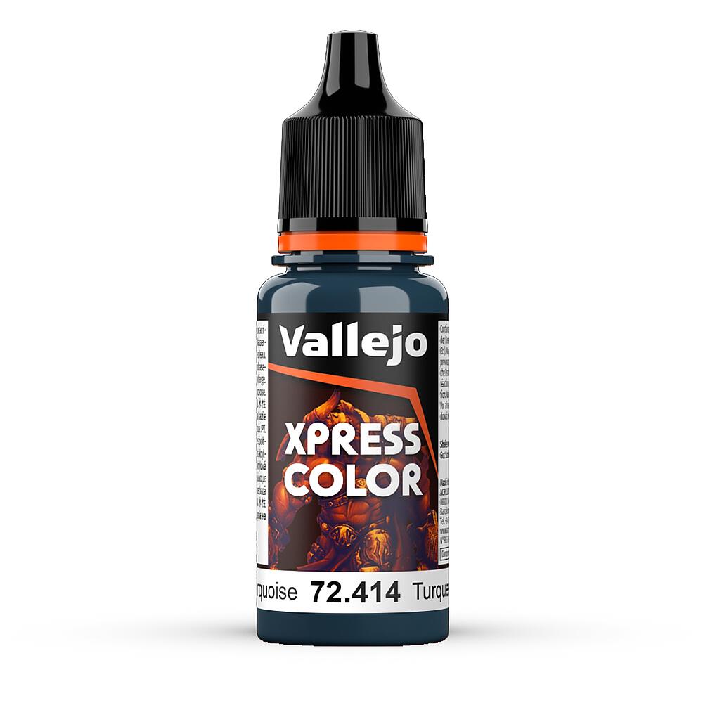 VALLEJO 72414  Turquoise des Caraïbes, 18 ml 